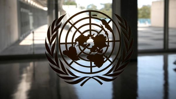 A file photo of the United Nations logo at the UN headquarters in New York, US. (REUTERS) (HT_PRINT) A file photo of the United Nations logo at the UN headquarters in New York, US. (REUTERS) (HT_PRINT)