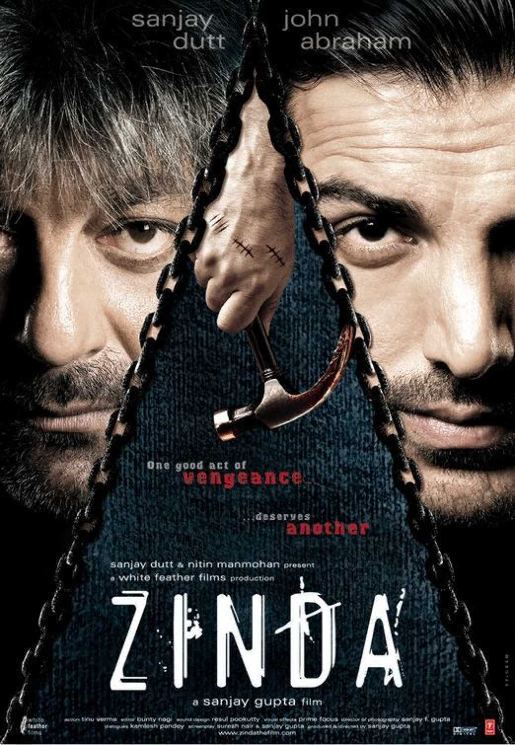 'জিন্দা' ছবির পোস্টারে সঞ্জয় এবং জন। ছবি সৌজন্যে - ফেসবুক 'জিন্দা' ছবির পোস্টারে সঞ্জয় এবং জন। ছবি সৌজন্যে - ফেসবুক