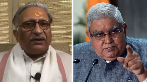 বিনীত নারায়ণ এবং জগদীপ ধনখড়। (ছবি সৌজন্য ভিডিয়ো এবং এএনআই) বিনীত নারায়ণ এবং জগদীপ ধনখড়। (ছবি সৌজন্য ভিডিয়ো এবং এএনআই)