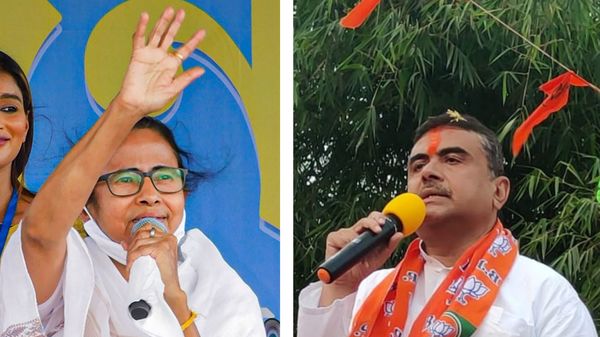 মমতা বন্দ্যোপাধ্যায় ও শুভেন্দু অধিকারী (ফাইল ছবি) মমতা বন্দ্যোপাধ্যায় ও শুভেন্দু অধিকারী (ফাইল ছবি)