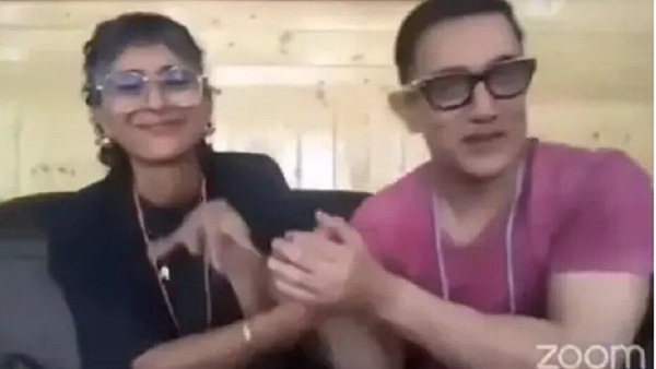 হাতে হাত ধরে আমির-কিরণ (ছবি সৌজন্যে-ইনস্টাগ্রাম) হাতে হাত ধরে আমির-কিরণ (ছবি সৌজন্যে-ইনস্টাগ্রাম)