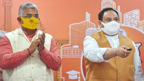 দিলীপ ঘোষ এবং জে পি নড্ডা। (ফাইল ছবি, সৌজন্য পিটিআই) দিলীপ ঘোষ এবং জে পি নড্ডা। (ফাইল ছবি, সৌজন্য পিটিআই)