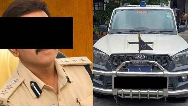 ভুয়ো IPS রাজর্ষি ভট্টাচার্য। ভুয়ো IPS রাজর্ষি ভট্টাচার্য।