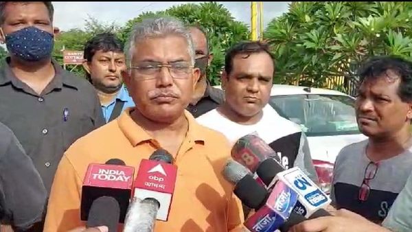 বিজেপির রাজ্য সভাপতি দিলীপ ঘোষ। ফাইল ছবি বিজেপির রাজ্য সভাপতি দিলীপ ঘোষ। ফাইল ছবি