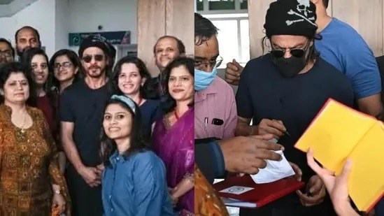 পুণের মেট্রো কর্মীদের সঙ্গে শাহরুখ। (ছবি সৌজন্যে - হিন্দুস্তান টাইমস) পুণের মেট্রো কর্মীদের সঙ্গে শাহরুখ। (ছবি সৌজন্যে - হিন্দুস্তান টাইমস)