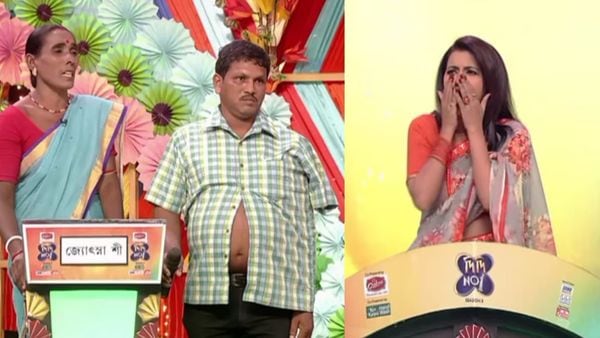 দিদি নম্বর ১-এ জ্যোৎস্না ও তাঁর স্বামী। দিদি নম্বর ১-এ জ্যোৎস্না ও তাঁর স্বামী।