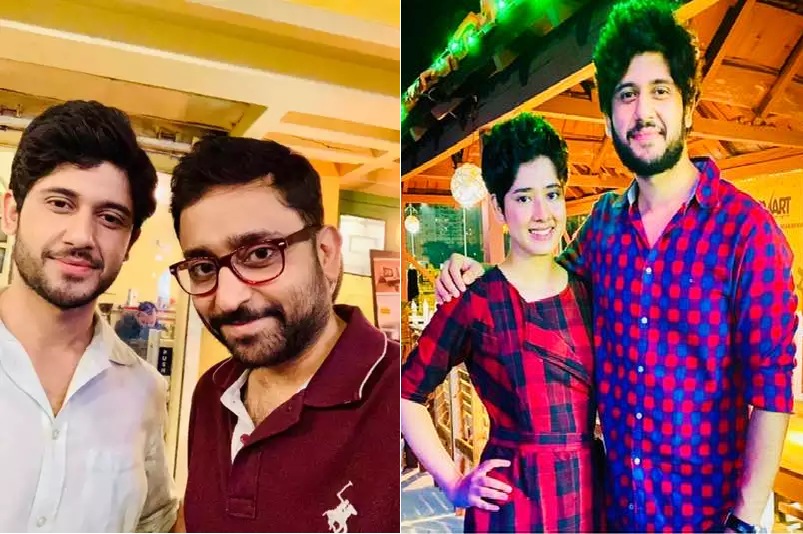 পরিচালক অভিমন্যুর সঙ্গে আদৃত (বাঁ দিকে) দিতিপ্রিয়া ও আদৃত (ডান দিকে) পরিচালক অভিমন্যুর সঙ্গে আদৃত (বাঁ দিকে) দিতিপ্রিয়া ও আদৃত (ডান দিকে)