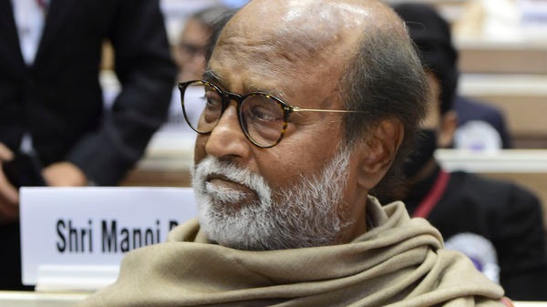 সোমবার নয়া দিল্লিতে রজনীকান্ত (PTI) সোমবার নয়া দিল্লিতে রজনীকান্ত (PTI)