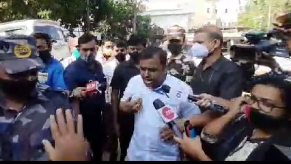 বিজেপি প্রার্থী জয় সাহা। বিজেপি প্রার্থী জয় সাহা।