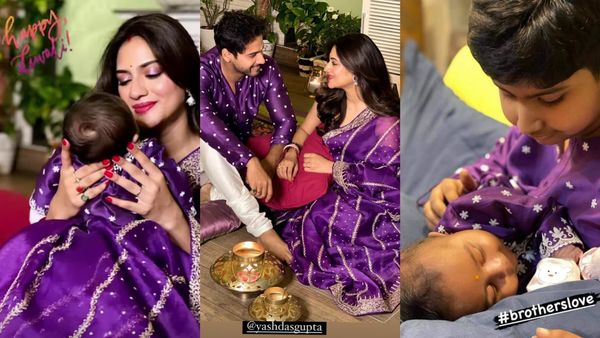 দীপাবলিতে যশ-নুসরতের পরিবার! দীপাবলিতে যশ-নুসরতের পরিবার!