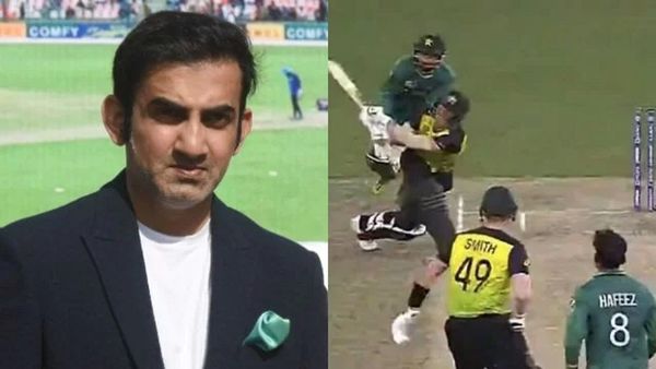 হাত পিছলে বেরিয়ে যাওয়া বলে ছক্কা মারায় ওয়ার্নারে নিন্দা করলেন গম্ভীর। ছবি- টুইটার। হাত পিছলে বেরিয়ে যাওয়া বলে ছক্কা মারায় ওয়ার্নারে নিন্দা করলেন গম্ভীর। ছবি- টুইটার।