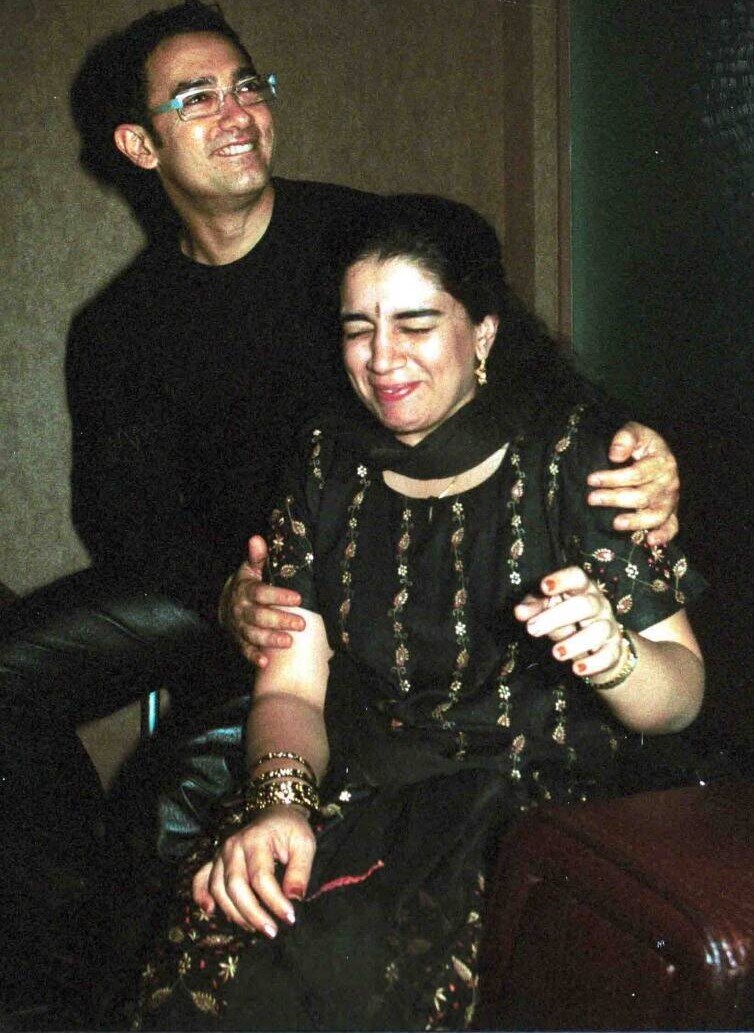 রিনা দত্তের সাথে আমির খান।