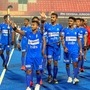 জয়ের পর ভারতীয় দল। ছবি- হকি ইন্ডিয়া।