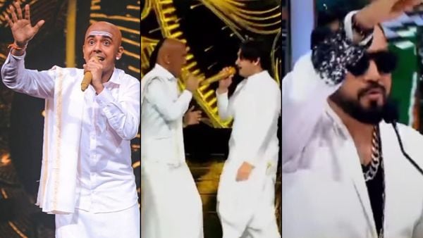 স্নিগ্ধজিৎ-দীপায়নের গানে মুগ্ধ মিকা। স্নিগ্ধজিৎ-দীপায়নের গানে মুগ্ধ মিকা।