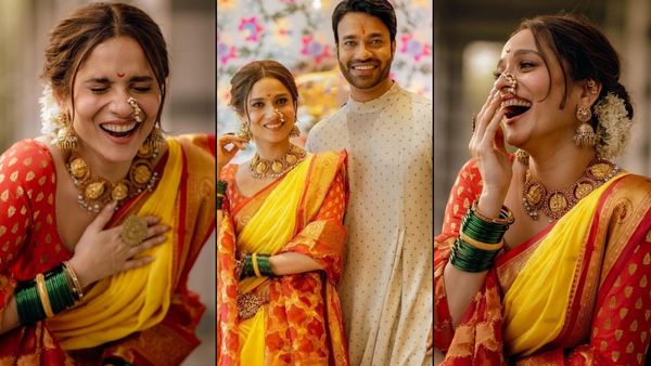 দ্বিরাগমনে ভিকি আর অঙ্কিতা। দ্বিরাগমনে ভিকি আর অঙ্কিতা।