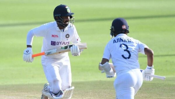 চেতেশ্বর পূজারা ও অজিঙ্কা রাহানে। ছবি- টুইটার। চেতেশ্বর পূজারা ও অজিঙ্কা রাহানে। ছবি- টুইটার।
