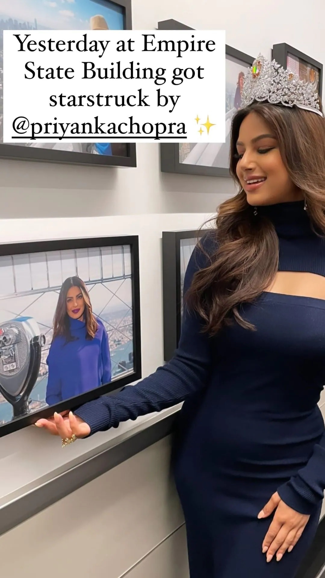 প্রিয়াঙ্কার সঙ্গে এই ছবি ইনস্টাগ্রামে পোস্ট করেছেন হারনাজ। (ছবি সৌজন্যে - ইনস্টাগ্রাম) প্রিয়াঙ্কার সঙ্গে এই ছবি ইনস্টাগ্রামে পোস্ট করেছেন হারনাজ। (ছবি সৌজন্যে - ইনস্টাগ্রাম)