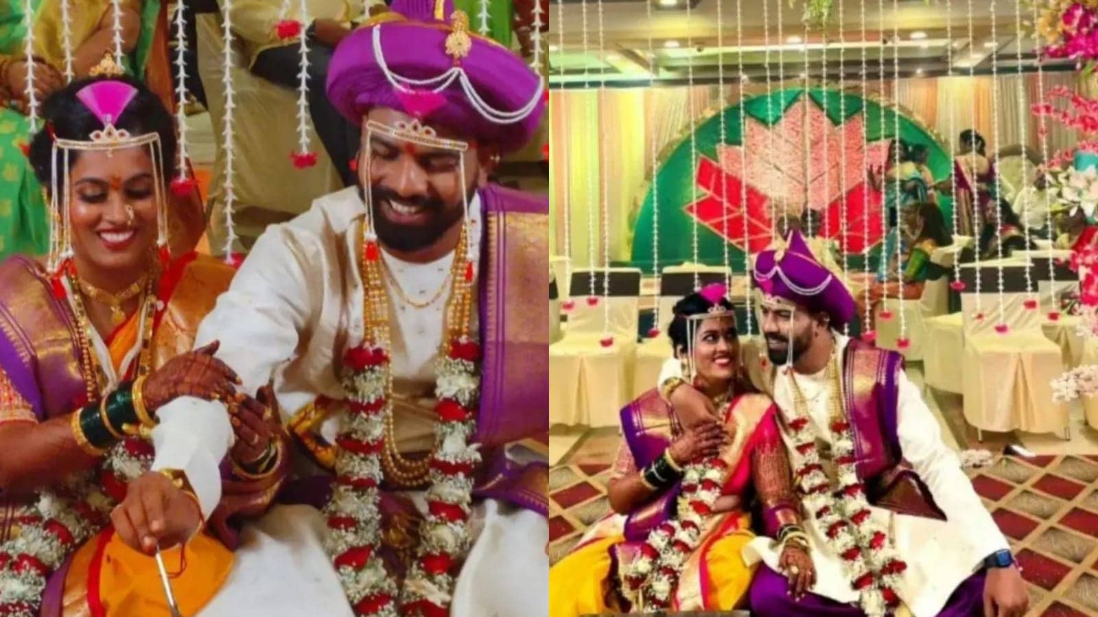 सायलीने तिच्या सोशल मीडिया हँडल इन्स्टाग्रामवर लग्नाचा एक व्हिडीओ शेअर केला आहे. त्यात सायलीच्या लग्नातील काही क्षण दाखवण्यात आले आहेत. सायली आणि धवल यांनी महाराष्ट्रीय रितीरिवाजाप्रमाणे लग्न केलं. 2021 च्या अखेरीस सायलीने त्यांच्या नात्याबद्दल खुलासा केला होता सायलीने तिच्या सोशल मीडिया हँडल इन्स्टाग्रामवर लग्नाचा एक व्हिडीओ शेअर केला आहे. त्यात सायलीच्या लग्नातील काही क्षण दाखवण्यात आले आहेत. सायली आणि धवल यांनी महाराष्ट्रीय रितीरिवाजाप्रमाणे लग्न केलं. 2021 च्या अखेरीस सायलीने त्यांच्या नात्याबद्दल खुलासा केला होता