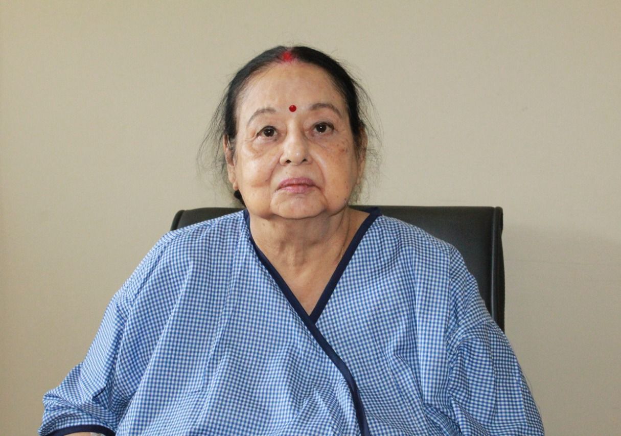 হাসপাতালে বিছানায় মাধবী মুখোপাধ্যায় হাসপাতালে বিছানায় মাধবী মুখোপাধ্যায়