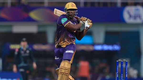 কেকেআর জার্সিতে আন্দ্রে রাসেল। ছবি- আইপিএল। (IPL Twitter) কেকেআর জার্সিতে আন্দ্রে রাসেল। ছবি- আইপিএল। (IPL Twitter)