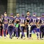 Pune: Kolkata Knight Riders players greet each other after winning their Indian Premier League 2022 cricket match against Sunrisers Hyderabad, at the MCA International Stadium, in Pune, Saturday, May 14, 2022. (Sportzpics/PTI Photo) (PTI05_14_2022_000339B) (PTI)