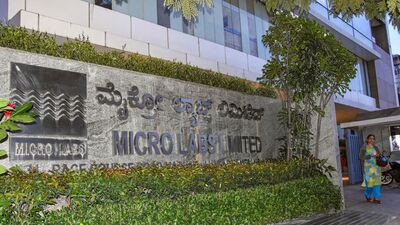 Dolo-650 manufacturer Micro Labs Limited office where Income Tax Department conducted searches on charges of alleged tax evasion, in Bengaluru.