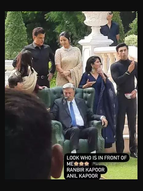 ‘অ্যানিমেল’-এর শ্যুটিং চলাকালীন এই ছবি