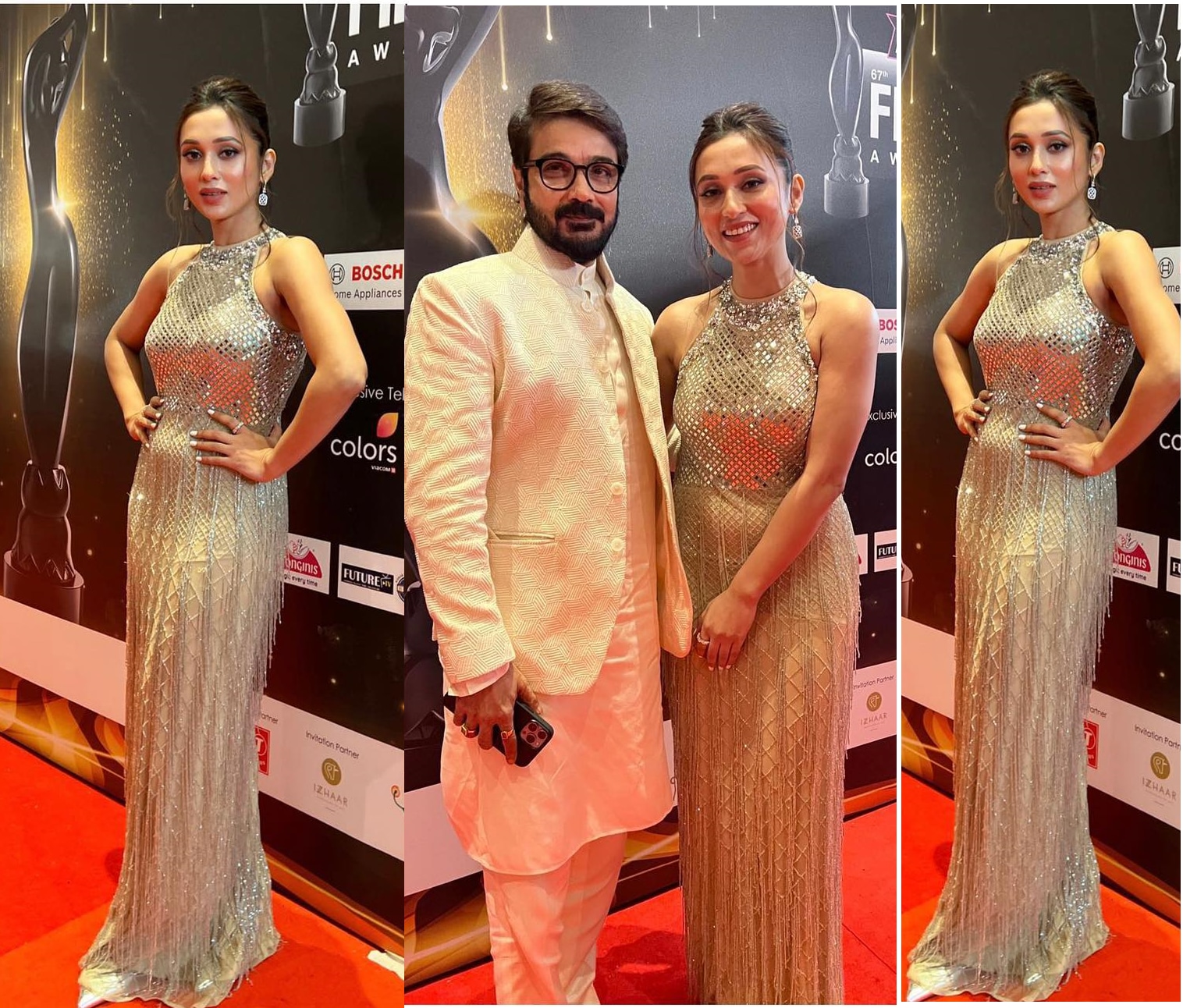 ফিল্মফেয়ারের মঞ্চে মিমি ও প্রসেনজিৎ (ছবি- ইনস্টাগ্রাম) ফিল্মফেয়ারের মঞ্চে মিমি ও প্রসেনজিৎ (ছবি- ইনস্টাগ্রাম)