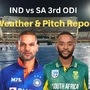 <p>Ind vs SA Weather Update</p>