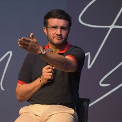 Kolkata, India - October 13, 2022: Former Indian cricket team captain and outgoing BCCI President Sourav Ganguly named brand ambassador of Bandhan Bank, in Kolkata, India, on Thursday, October 13, 2022. (Photo by Samir Jana/ Hindustan Times). (Hindustan Times)