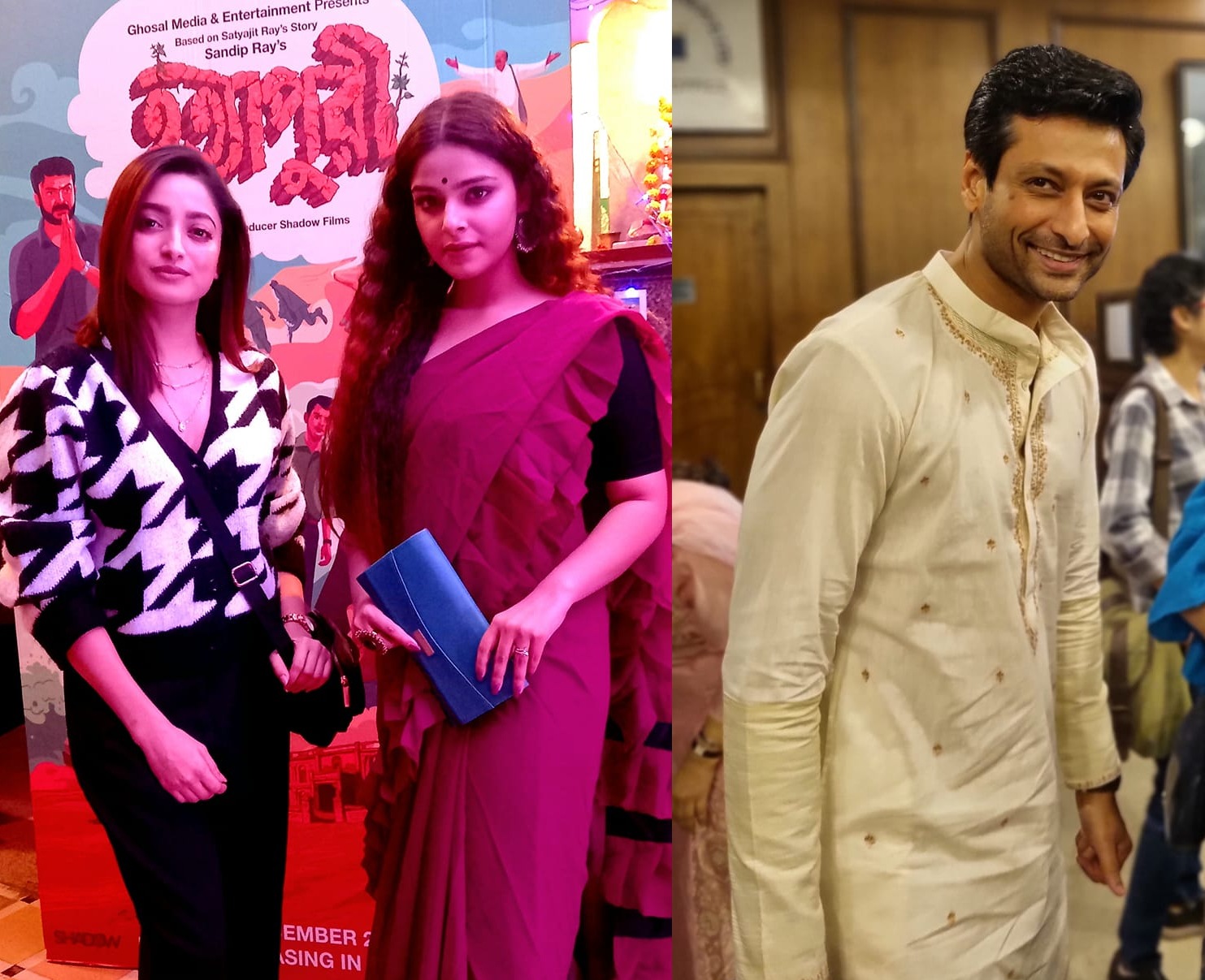 <p>হত্যাপুরীর প্রিমিয়ারে ইশা (বাঁ দিকে) হাসি মুখে ধরা দিলেন ইন্দ্রনীল (ডান দিকে) (ছবি সৌজন্যে-ফেসবুক)</p> <p>হত্যাপুরীর প্রিমিয়ারে ইশা (বাঁ দিকে) হাসি মুখে ধরা দিলেন ইন্দ্রনীল (ডান দিকে) (ছবি সৌজন্যে-ফেসবুক)</p>