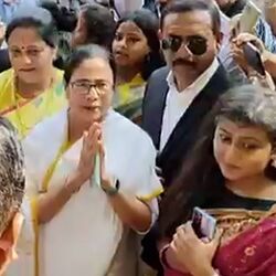 <p>মমতা বন্দ্যোপাধ্যায়।</p>