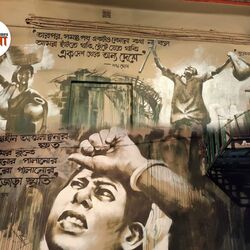 <p>বেহালার আর্ট ফেস্ট যেন রঙিন প্যালেট</p>