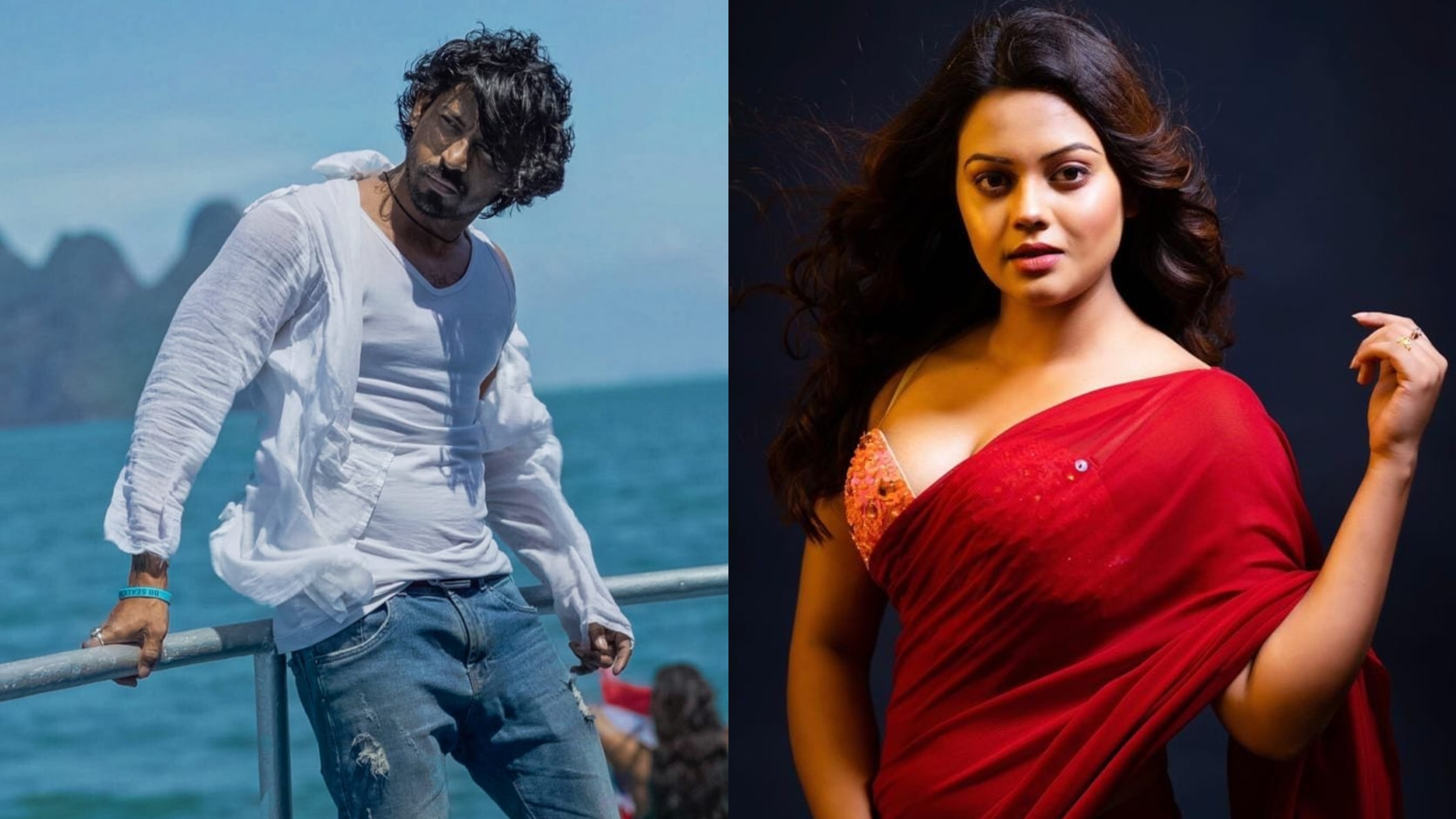 <p>নতুন এই মিউজিক ভিডিয়োয় অভিনয় করছেন ‘বিগ বস’ খ্যাত স্যান্ডি রং ও দিশা।</p> <p>নতুন এই মিউজিক ভিডিয়োয় অভিনয় করছেন ‘বিগ বস’ খ্যাত স্যান্ডি রং ও দিশা।</p>