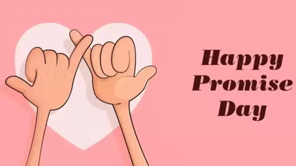 ಫೆಬ್ರವರಿ 11, ಪ್ರಾಮಿಸ್ ಡೇ: ಪ್ರಾಮಿಸ್ ದಿನದಂದು ನಿಮ್ಮ ಪ್ರೇಮಿಗೆ ನೀವು ವಾಗ್ದಾನ ನೀಡಬಹುದು. ನಿನ್ನ ಕಷ್ಟ ಸುಖಗಳಲ್ಲಿ ಕೊನೆವರೆಗೂ ನಿನ್ನ‌ ಜೊತೆಯಾಗಿರುತ್ತೇನೆ ಎಂಬುದನ್ನು ನಿಮ್ಮ ಮಾತುಗಳಿಂದ ಆಕೆಗೆ ವ್ಯಕ್ತಪಡಿಸಬಹುದು. ಅಥವಾ ನಿಮ್ಮ ಭಾವನೆಯನ್ನು ಪತ್ರದ ಮುಖಾಂತರ ಅರ್ಥೈಸಬಹುದು. ಹುಡುಗಿಯರು ಕೂಡಾ ನಿಮ್ಮ ಸಂಗಾತಿಗೆ ವಾಗ್ದಾನ ನೀಡಿ ಅವರನ್ನು ಸಂತೋಷಗೊಳಿಸಿ.&nbsp;