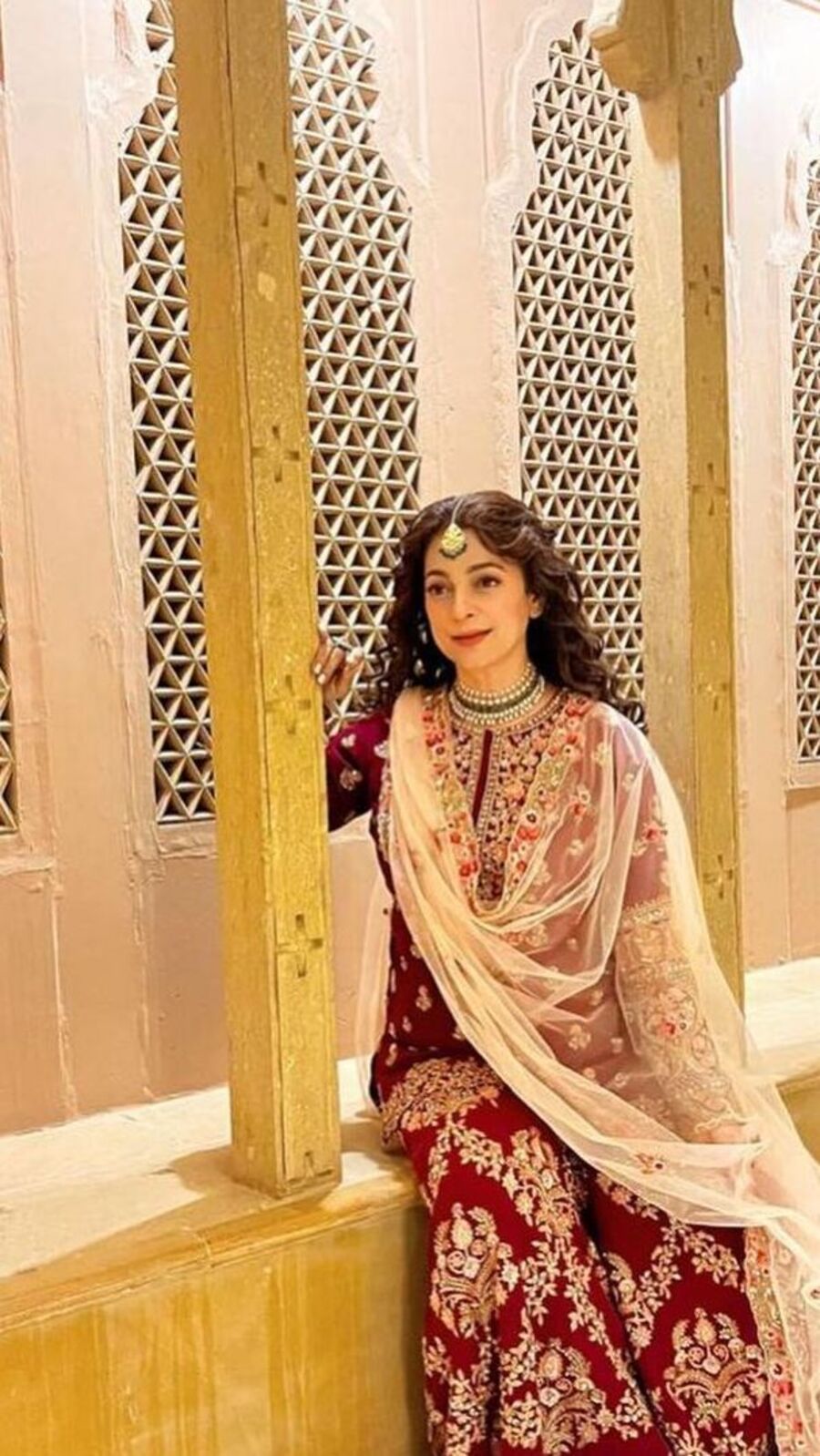 Photo of maroon velvet bridal lehenga | Indian bridal dress, Indian wedding  dress bridal lehenga, Indian bridal outfits