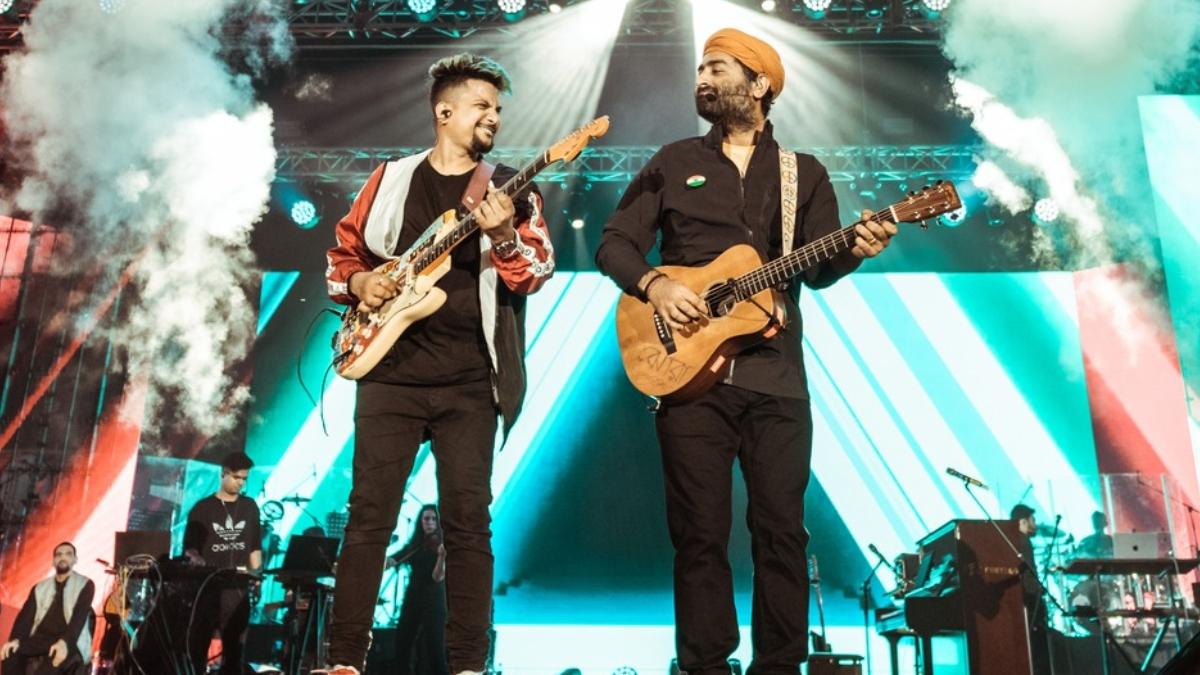 <p>কলকাতার কনসার্টে অরিজিৎ সিং</p> <p>কলকাতার কনসার্টে অরিজিৎ সিং</p>