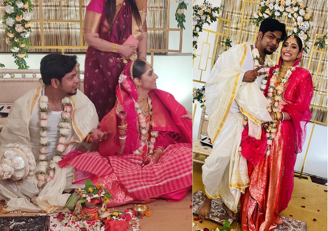 <p>দ্বিতীয়বার বিয়ের পিঁড়িতে দুর্নিবার, পাত্রী ঐন্দ্রিলা সেন</p> <p>দ্বিতীয়বার বিয়ের পিঁড়িতে দুর্নিবার, পাত্রী ঐন্দ্রিলা সেন</p>