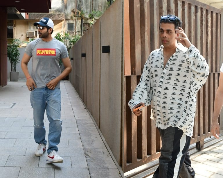 <p>বৈঠক শেষে লেন্সবন্দি কার্তিক-করণ (ছবি বারিন্দর চাওয়ালা)</p> <p>বৈঠক শেষে লেন্সবন্দি কার্তিক-করণ (ছবি বারিন্দর চাওয়ালা)</p>