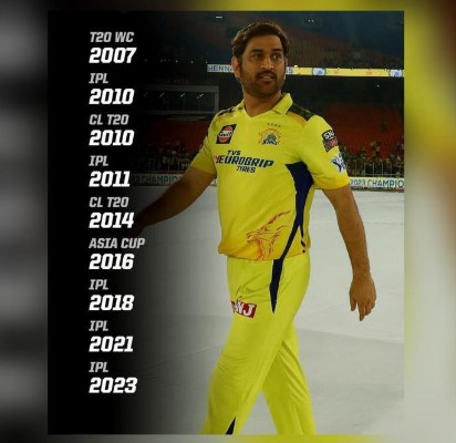<p>কতগুলো T20 ট্রফি জিতেছেন ক্যাপ্টেন মহেন্দ্র সিং ধোনি </p> <p>কতগুলো T20 ট্রফি জিতেছেন ক্যাপ্টেন মহেন্দ্র সিং ধোনি </p>