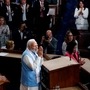 <p>মার্কিন কংগ্রেসের যৌথ অধিবেশনে মোদী</p> (AP)
