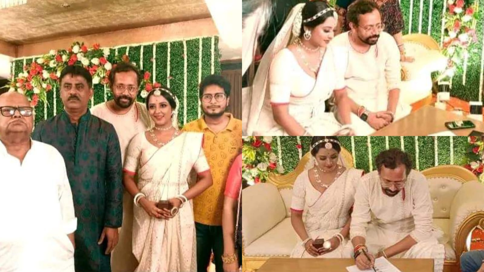 <p>শ্রুতি আর স্বর্ণেন্দুর রেজিস্ট্রি। </p> <p>শ্রুতি আর স্বর্ণেন্দুর রেজিস্ট্রি। </p>