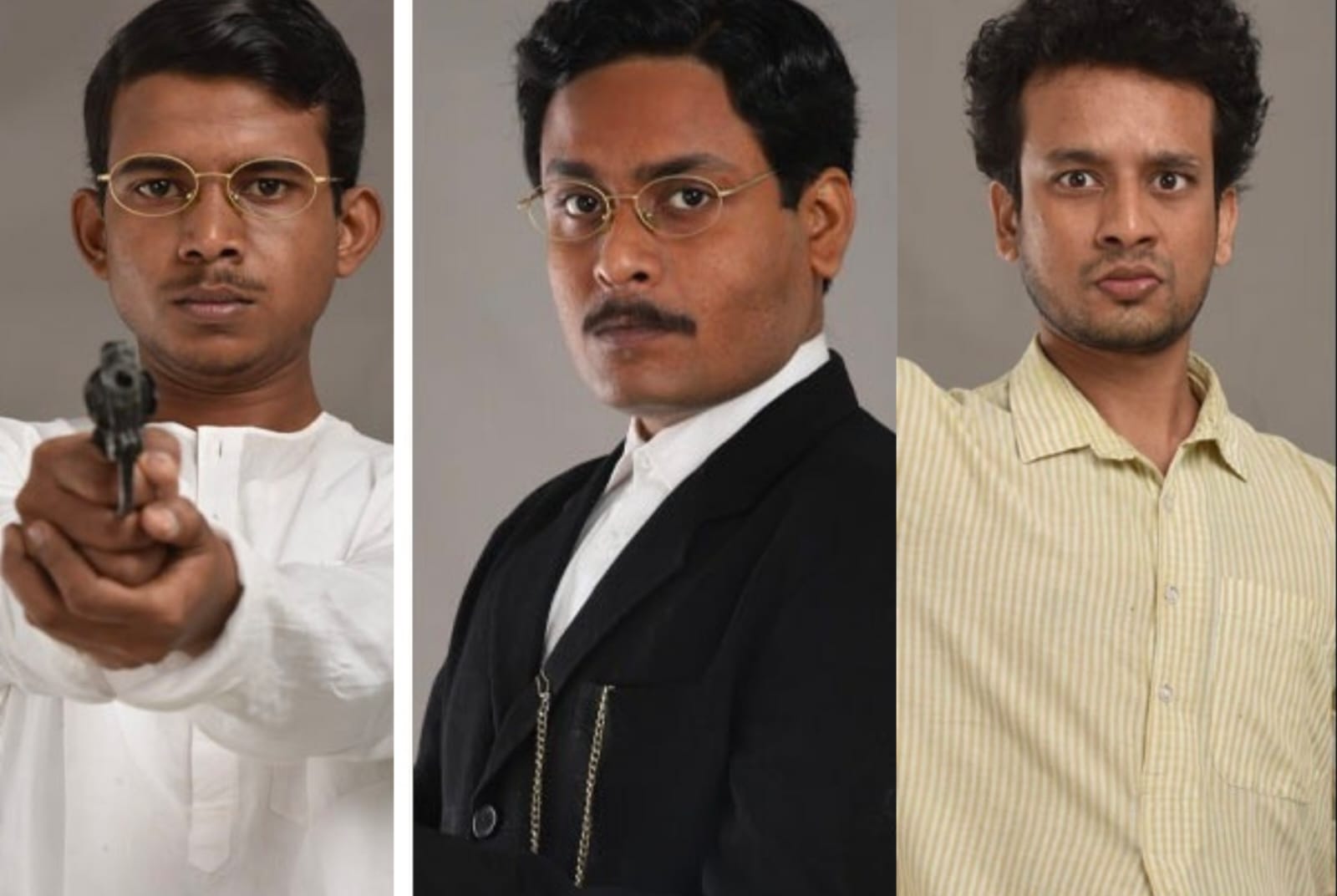 <p>ছবির চারুচন্দ্র বসু, রাসবিহারী বসু এবং কানাইলাল দত্ত</p> <p>ছবির চারুচন্দ্র বসু, রাসবিহারী বসু এবং কানাইলাল দত্ত</p>