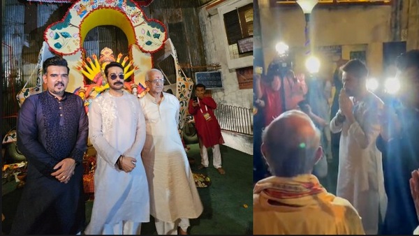 <p>হাজরা পার্কের পুজোয় অঞ্জলি দিলেন প্রসেনজিৎ</p> <p>হাজরা পার্কের পুজোয় অঞ্জলি দিলেন প্রসেনজিৎ</p>