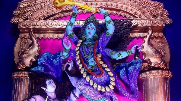 Kali Puja-Barasat: কালীপুজোয় ভিড় জমান বারাসতে! দেখুন আদিযোগী থেকে ইলোরা, বদ্রিনাথ থেকে বুর্জ খলিফা