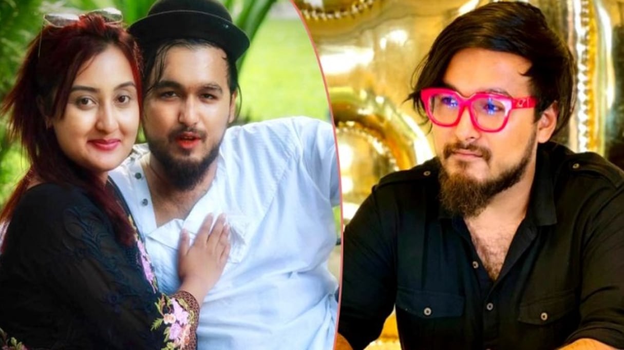 <p>তৃতীয় স্ত্রী সালসাবিল মাহমুদের সঙ্গে নোবেল</p> <p>তৃতীয় স্ত্রী সালসাবিল মাহমুদের সঙ্গে নোবেল</p>