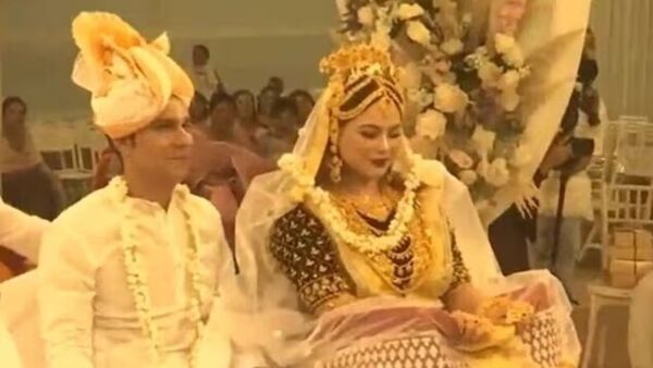 Randeep-Lin Marriage: মণিপুরীতে রীতি মেনে রণদীপ-লিনের ওয়াইট ওয়েডিং, প্রকাশ্যে ভিডিয়ো