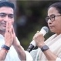 <p>অভিষেক বন্দ্যোপাধ্যায়-মমতা বন্দ্যোপাধ্যায়।</p>