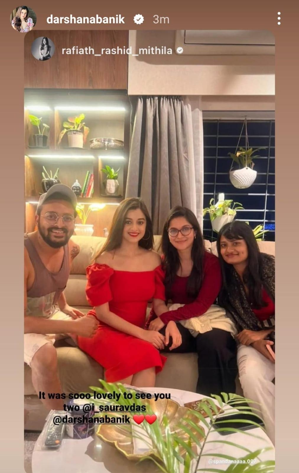 <p>মিথিলার সঙ্গে সৌরভ-দর্শনা</p> <p>মিথিলার সঙ্গে সৌরভ-দর্শনা</p>