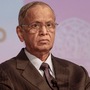 নারায়ণ মূর্তি বলছেন,'আমি খোলাখুলি বলেছি, আমি ভুল ছিলাম। আমি এতে বিশ্বাস করিনা। আমার মনে হয়, সেই সময়কালে আমি যা করেছি, তা ভুল। মনে হয় আমি সেই সময় অনেকটাই পারিপার্শ্বিক পরিস্থিতির দ্বারা প্রভাবিত ছিলাম।' উল্লেখ্য, নারায়ণ মূর্তির ছেলে রোহন বর্তমানে সোরোকোর সিটিও। মূর্তিকে প্রশ্ন করা হয়েছিল যে রোহন কি ইনফোসিসে বড় কোনও ভূমিকা পালন করতে পারেন? তার উত্তরে একটি জোরদার 'না' সূচক বার্তা দেন নারায়ণ মূর্তি।   (PTI Photo)  (PTI)